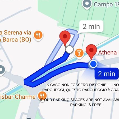Athena Rooms - Parcheggio Privato Bologna Eksteriør bilde